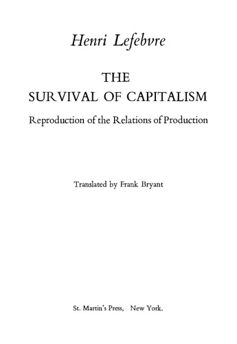 Survival of Capitalism