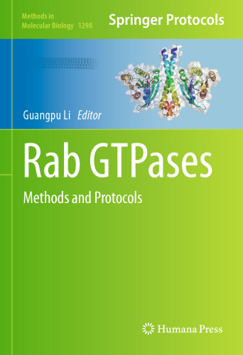 Rab GTPases: Methods and Protocols