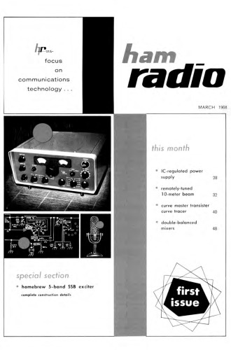 March 1968 
Ham Radio Magazine - March 1968