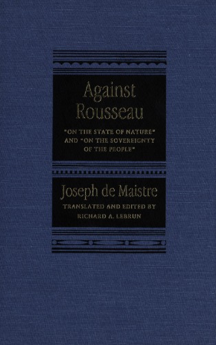 Against Rousseau: 