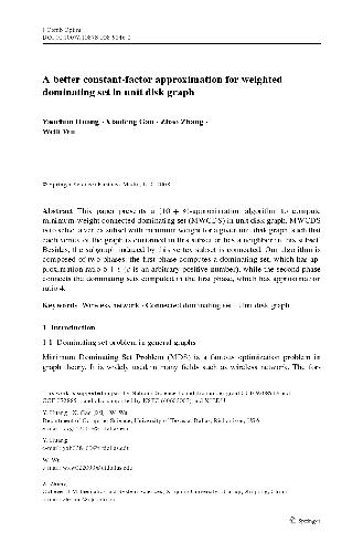 A better constant-factor approximation for weighted dominating set in unit disk graph