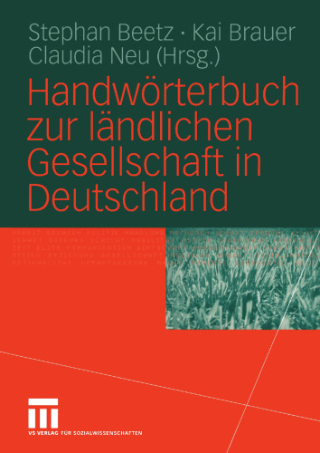 Handwörterbuch zur ländlichen Gesellschaft in Deutschland