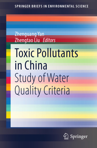 Toxic Pollutants in China: Study of Water Quality Criteria