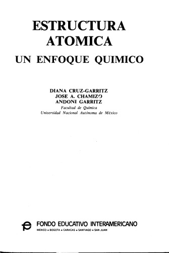 Estructura atómica Un enfoque Quimico