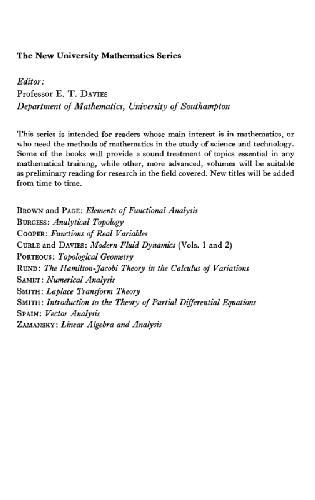 Modern Fluid Dynamics. Incompressible flow