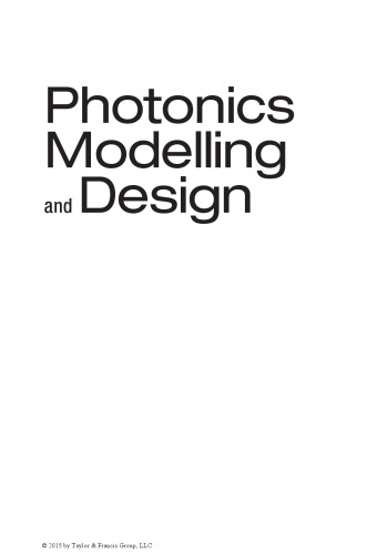 Photonics modelling and design