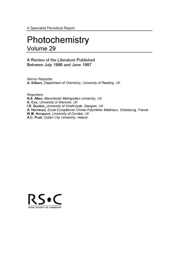 Photochemistry : Volume 29.