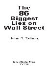 The 86 Biggest Lies on Wall Street