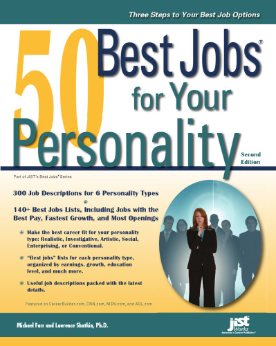 50 Best Jobs for Your Personality 2nd Ed