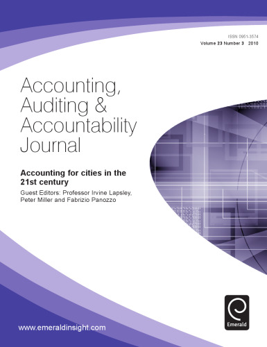 Accounting for Cities in the 21st Century