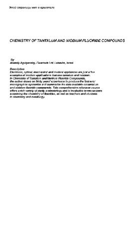 Chemistry of Tantalum and Niobium Fluoride