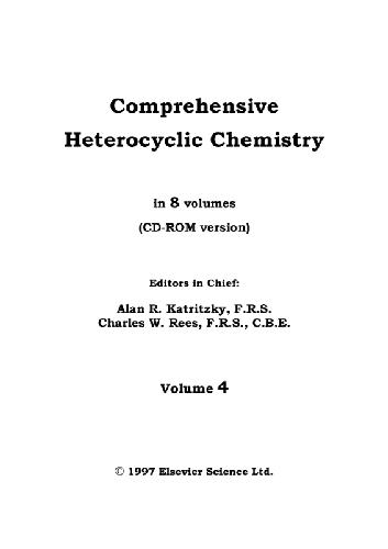 Comprehensive Heterocyclic Chemistry