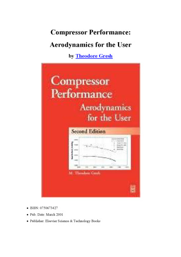 Compressor Performance: Aerodynamics for the User