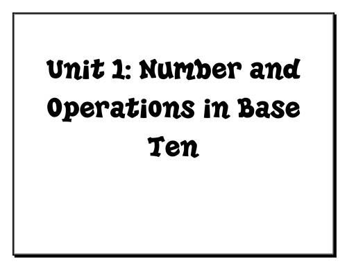 3rd Grade Common Core Math Essential Questions