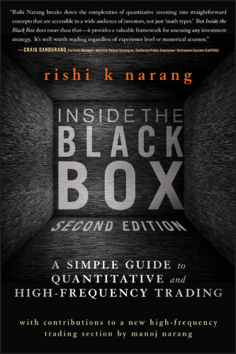 Inside the black box: a simple guide to quantitative and high-frequency trading