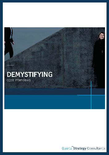 Demystifying Case Interviews