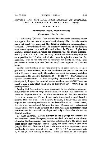 Density and Diffusion Measurement by Displacement Interferometry in Extreme Cases