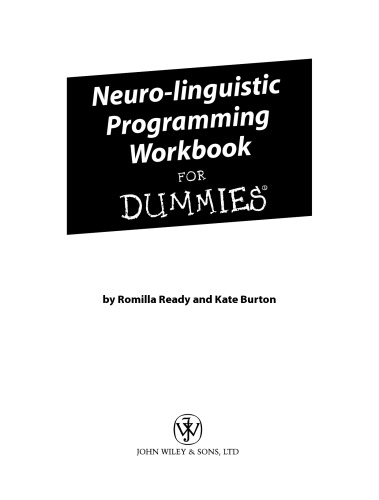 Neuro-linguistic programming workbook for dummies