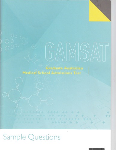 GAMSAT Sample Questions