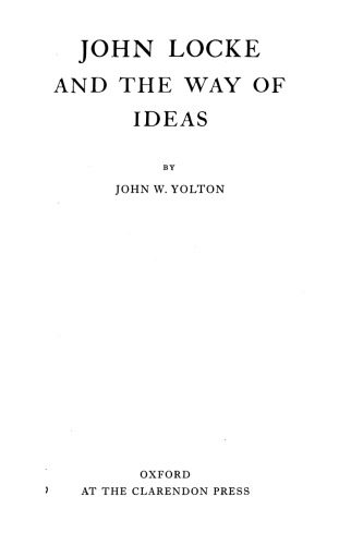 John Locke and the Way of Ideas