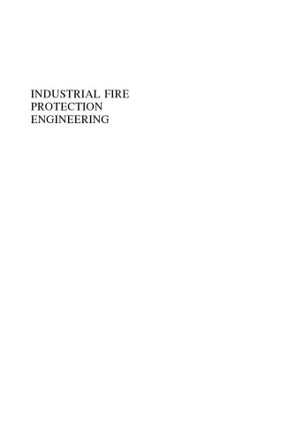 Industrial Fire Protection Engineering