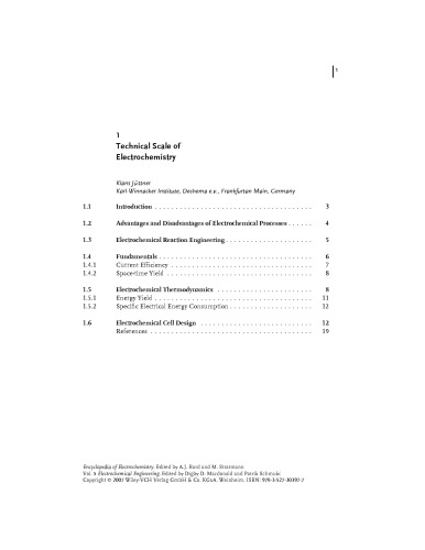 Encyclopedia of Electrochemistry, Electrochemical Engineering 