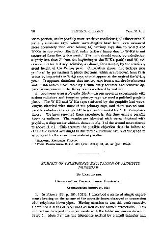 Exhibit of Telephonic Excitation of Acoustic Pressure