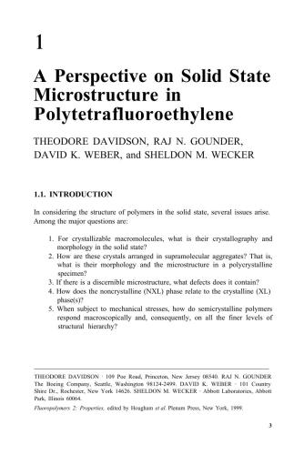 Fluoropolymers: Properties