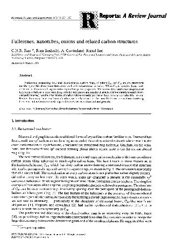 Fullerenes, nanotubes, onions and related carbon structures