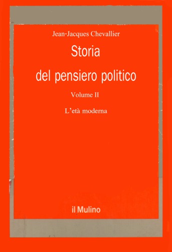 Storia del pensiero politico. L'età moderna