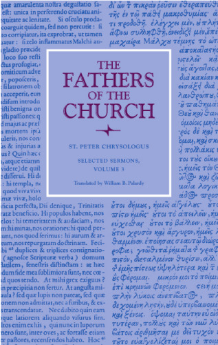 St. Peter Chrysologus: Selected Sermons, Volume 3