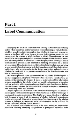 Handbook of Chemical Industry Labeling