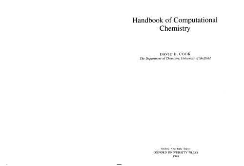 Handbook of Computational Quantum Chemistry