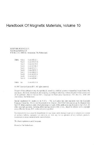 Handbook Of Magnetic Materials