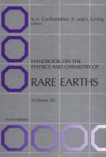 Handbook on the Physics and Chemistry of Rare Earths, Volume Volume 20 