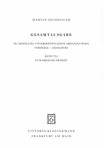 Zum Ereignis-Denken (2/2)