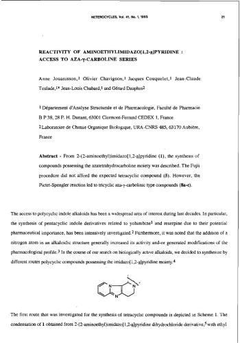 Heterocycles (1995)