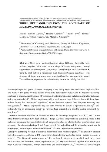 Heterocycles (2008)