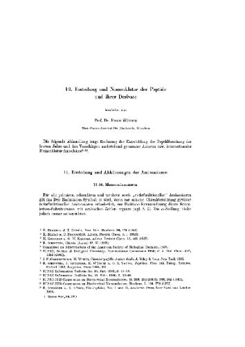 Houben-Weyl Methods in Organic Chemistry: Peptides (Synthesis / Purification)