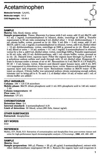 HPLC Methods for Pharmaceutical Analysis