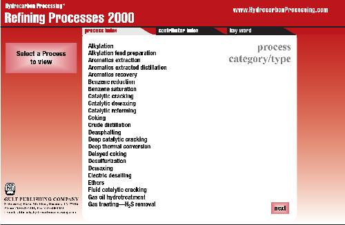 Hydrocarbon Processing Refining Processes 2000