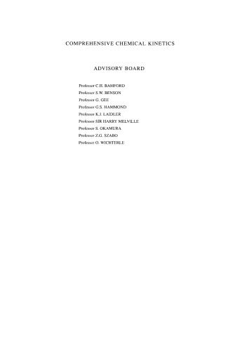 Kinetics of Homogeneous Multistep Reactions