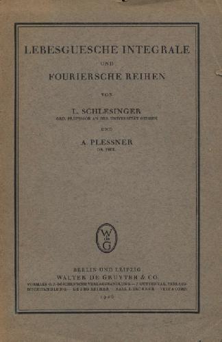 Lebesguesche Integrale und Fouriersche Reihen