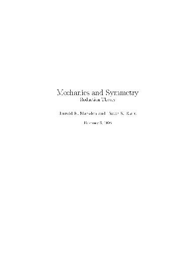 Mechanics and symmetry. Reduction theory