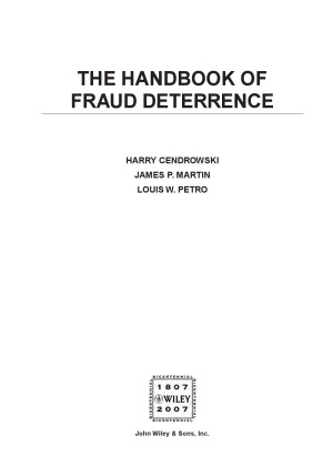 The Handbook of Fraud Deterrence