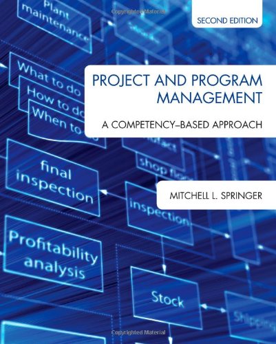 Project and Program Management: A Competency-Based Approach