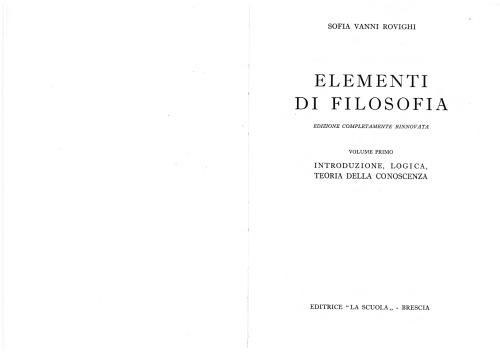 Elementi di filosofia