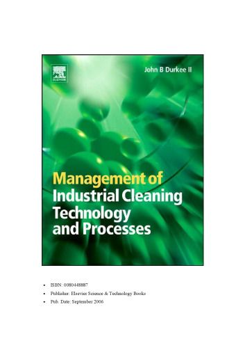 Management of Industrial Cleaning Technology and Processes