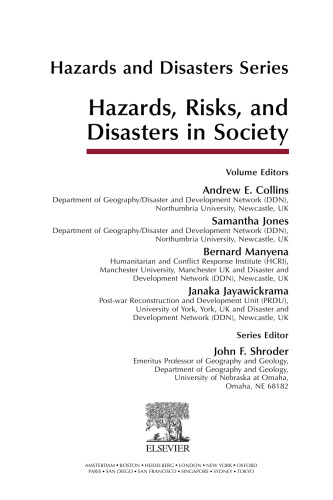 Hazards, Risks, and Disasters in Society