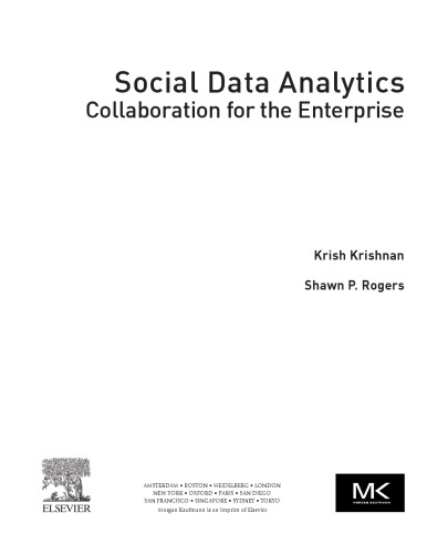 Social Data Analytics: Collaboration for the Enterprise